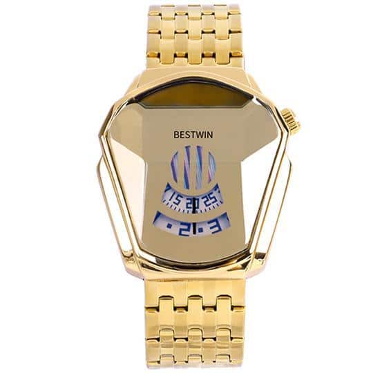 BESTWIN LEISURE STYLE FASHION WATCH GOLDEN