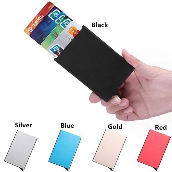 Credit ID Card Holder Metal Card Case Card Aluminum Wallet
