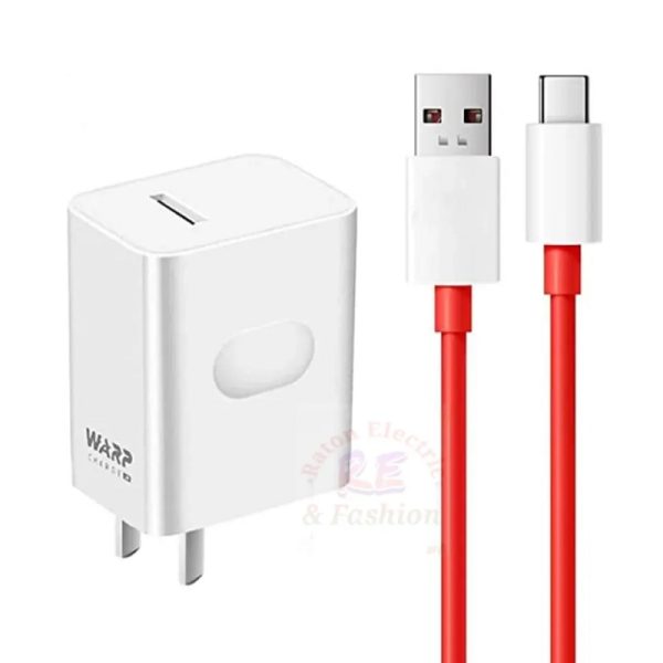 OnePlus 45W Fast Charger Power Adapter Type C Cable